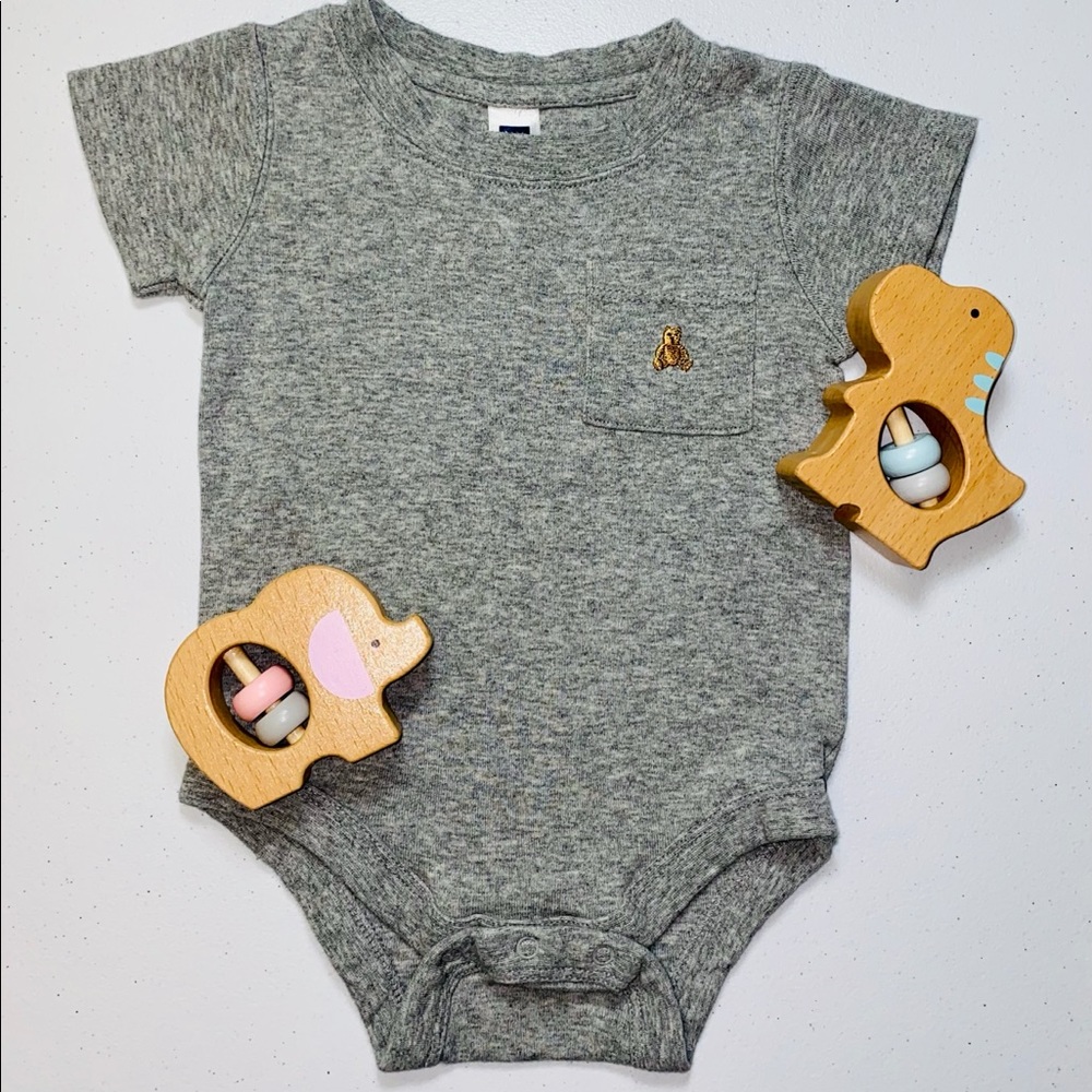 Baby Gap Grey Onesie